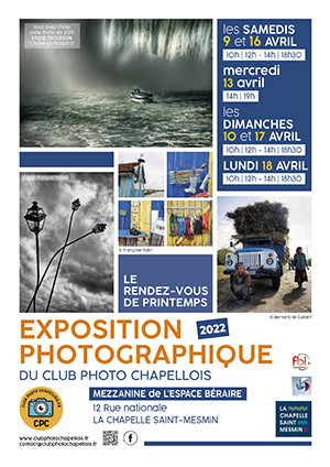 EXPO DE PRINTEMPS 2022 - Club Photo Chapellois